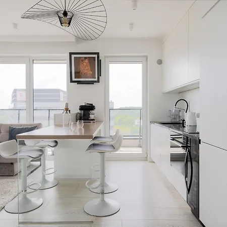 Rentplanet - Apartament Nyska Z Tarasem Widokowym Appartement Wrocław